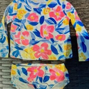 Floral Kids Swim Set